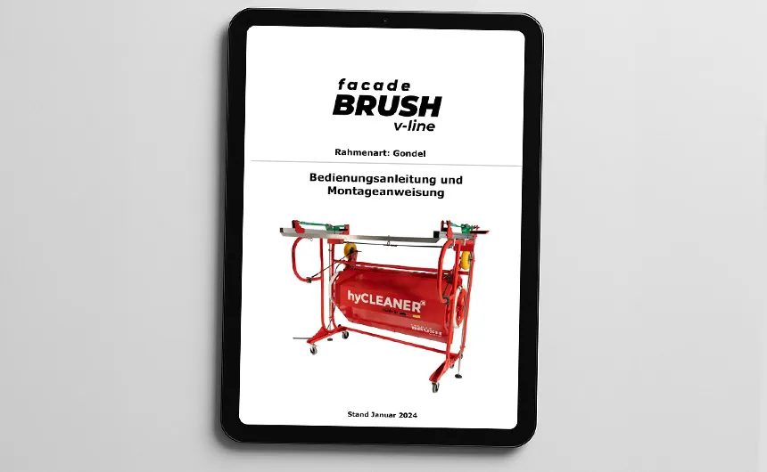 Manual de instrucciones: facadeBrush v-line