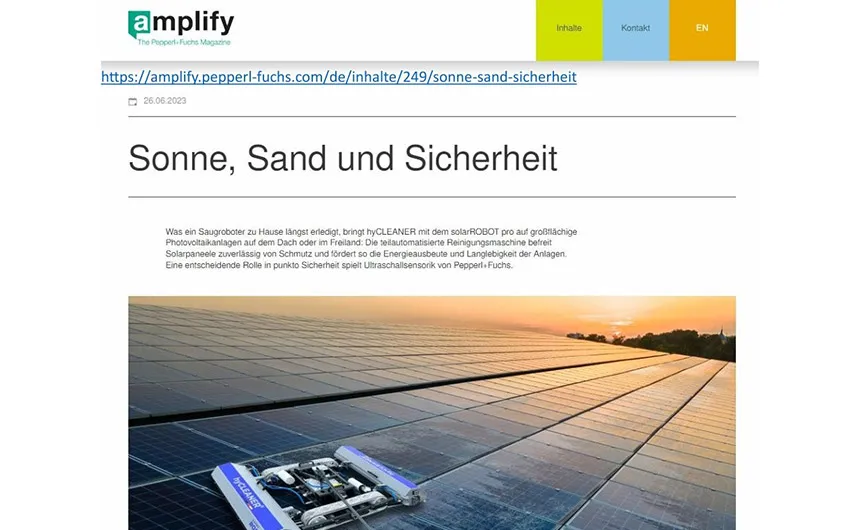 Cases Studies: Artikel Sonne Sand und Arbeitssicherheit