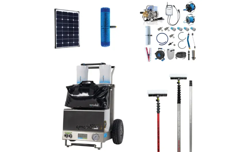 Osmobil Pro X met verschillende accessoires