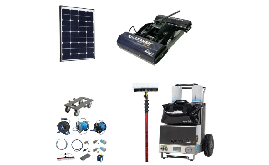 Osmobil Pro X met verschillende accessoires